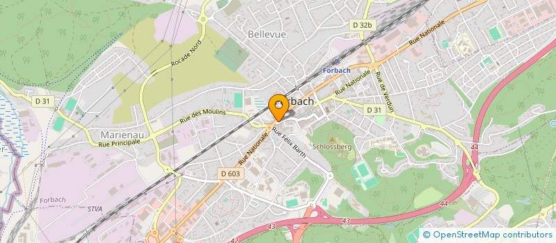 localisation de l'entreprise LE SOLEIL DU MAROC  FORBACH