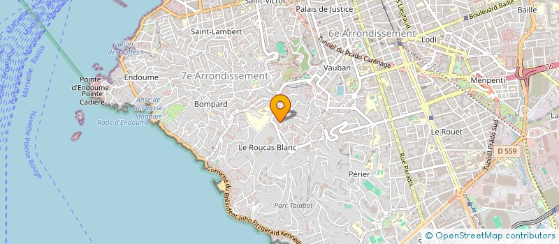 localisation de l'entreprise LE SOLEIL DU PARC à MARSEILLE