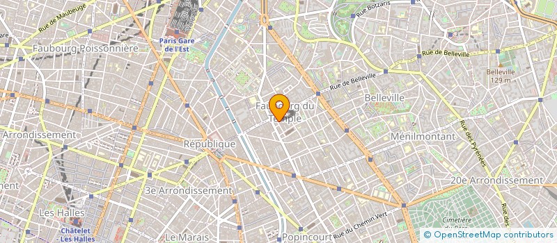 localisation de l'entreprise LE SOLEIL LEVANT à PARIS