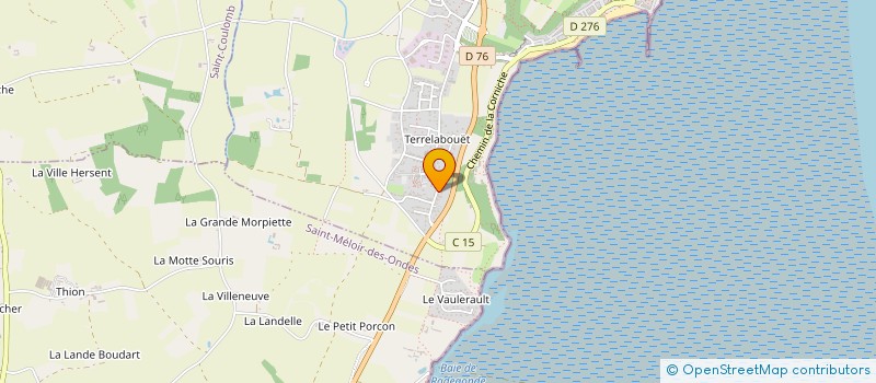 localisation de l'entreprise LE SOLEIL LEVANT  CANCALE