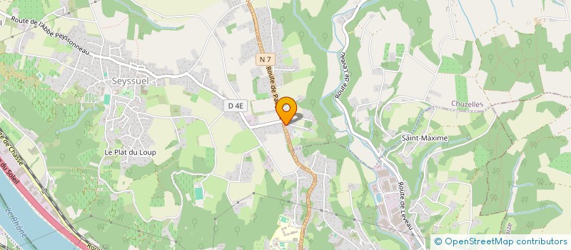 localisation de l'entreprise LE SOLEIL LEVANT  CHUZELLES