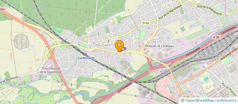 localisation de l'entreprise LE SOLEIL LUTTERBACH  LUTTERBACH