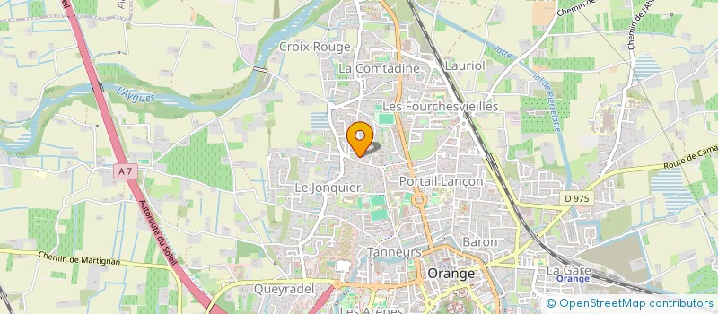 localisation de l'entreprise LE SOLEIL PROVENCAL à ORANGE