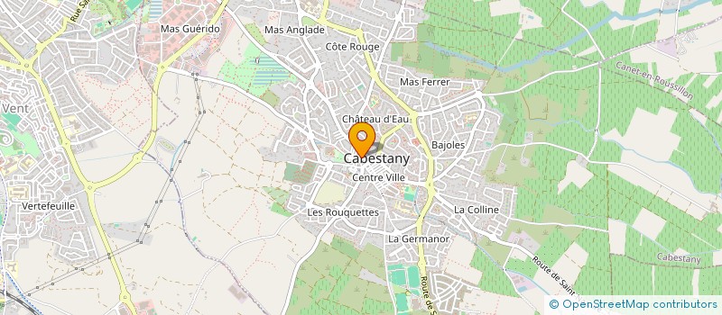 localisation de l'entreprise LE SOLEIL ROY  CABESTANY