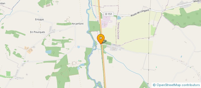 localisation de l'entreprise LE SOLEIL VERT  CASTIN