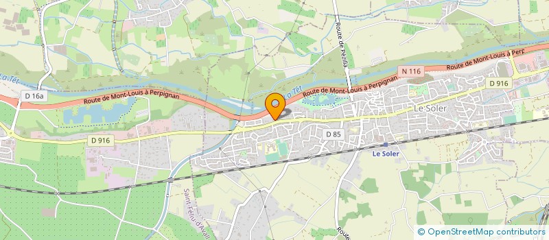 localisation de l'entreprise LE SOLER ALU à LE SOLER