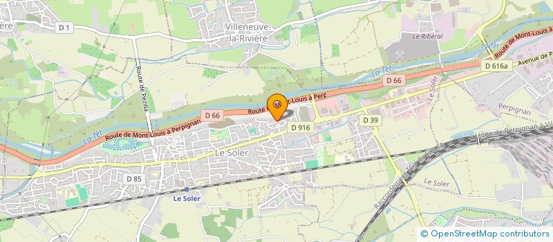 localisation de l'entreprise LE SOLER CONSTRUCTIONS  LE SOLER