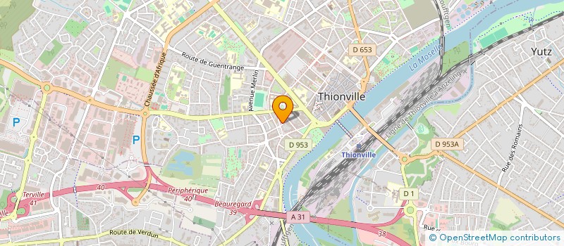 localisation de l'entreprise LE SOLFEGE  THIONVILLE