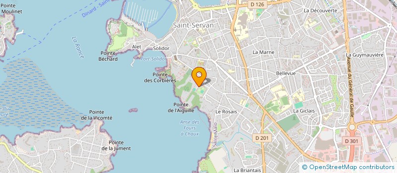 localisation de l'entreprise LE SOLIDOR à SAINT-MALO