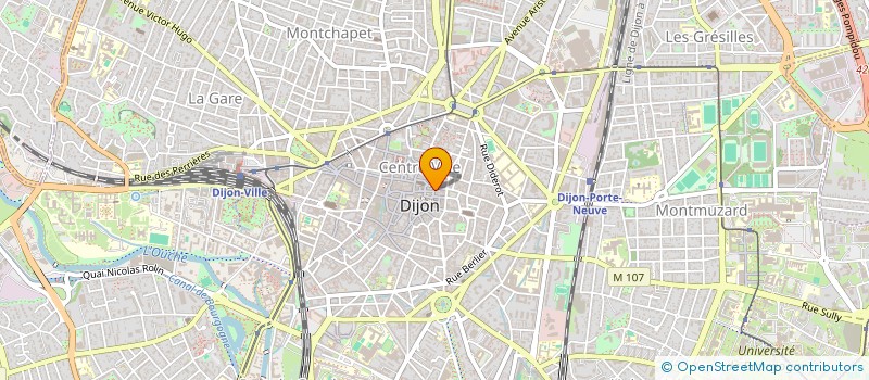 localisation de l'entreprise LE SOLITAIRE à DIJON
