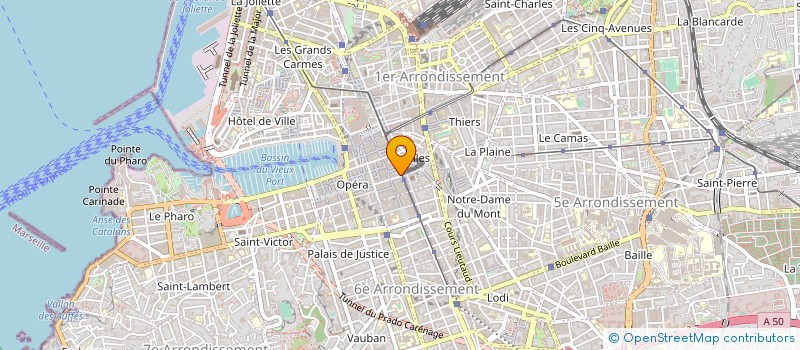 localisation de l'entreprise LE SOMMELIER à MARSEILLE