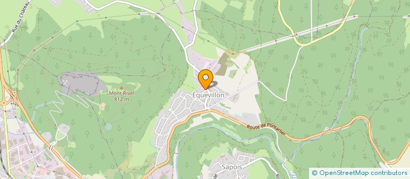 localisation de l'entreprise LE SOMMIER JURASSIEN à EQUEVILLON