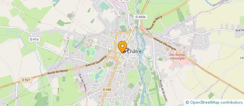localisation de l'entreprise LE SON CONTINU à LA CHATRE