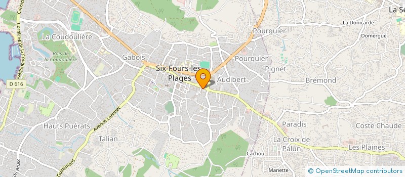 localisation de l'entreprise LE SON D'ART à SIX-FOURS-LES-PLAGES