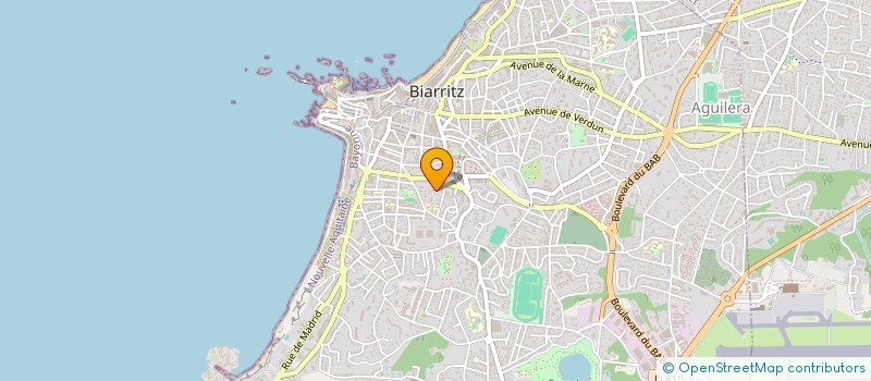 localisation de l'entreprise LE SON DANS L EAU à BIARRITZ