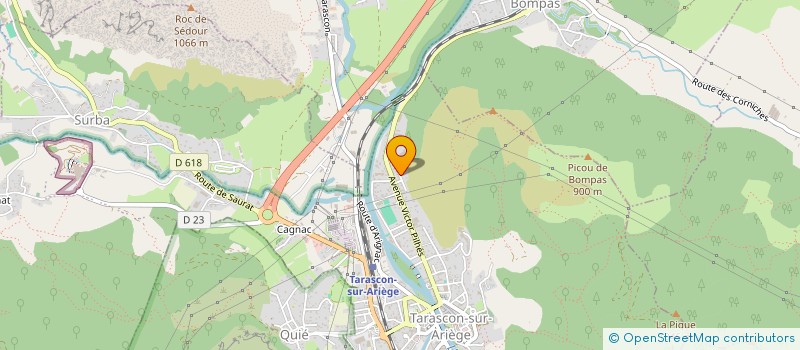 localisation de l'entreprise LE SON DE LA GWAI à TARASCON-SUR-ARIEGE