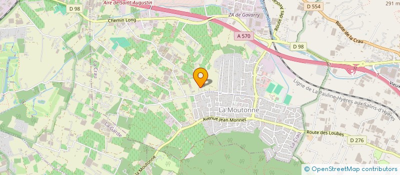 localisation de l'entreprise LE SON DE LA MOUTONNE  LA CRAU