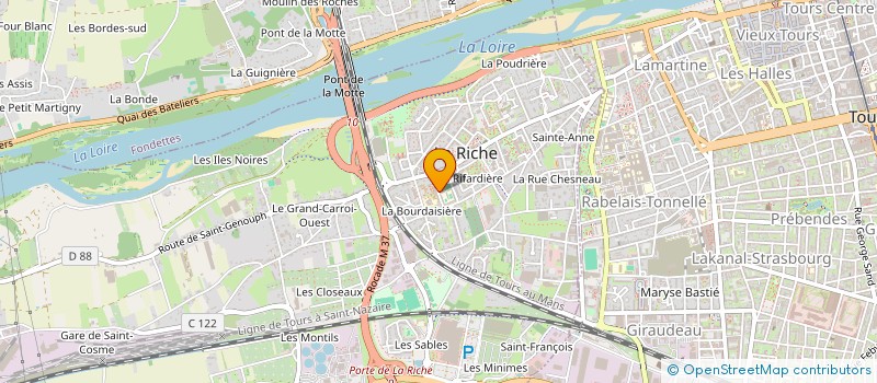 localisation de l'entreprise LE SON DE LA ROSE à LA RICHE