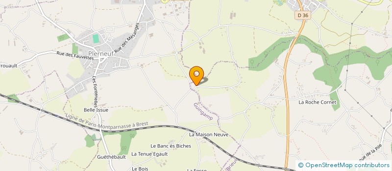 localisation de l'entreprise LE SON DE LA TERRE  LA MEAUGON