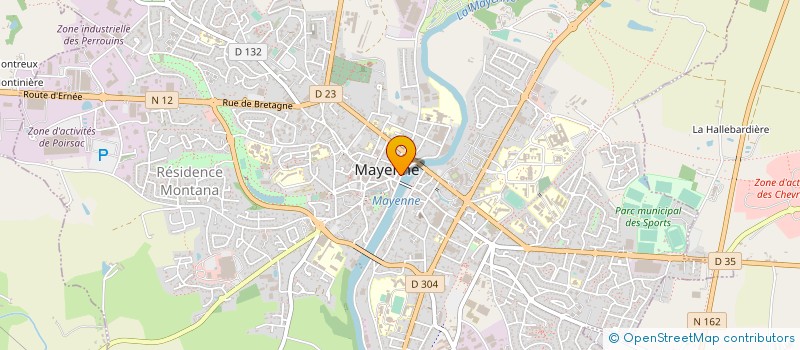 localisation de l'entreprise LE SON DE VIE à MAYENNE