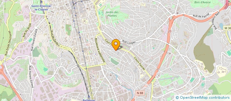 localisation de l'entreprise LE SON DES CHOSES  SAINT-ETIENNE