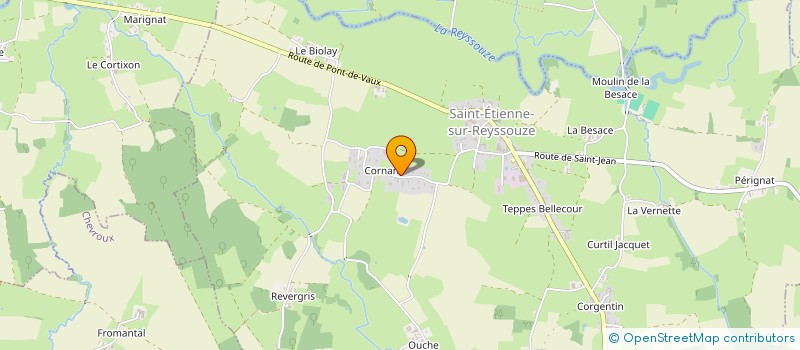 localisation de l'entreprise LE SON DU CHENE  SAINT-ETIENNE-SUR-REYSSOUZE