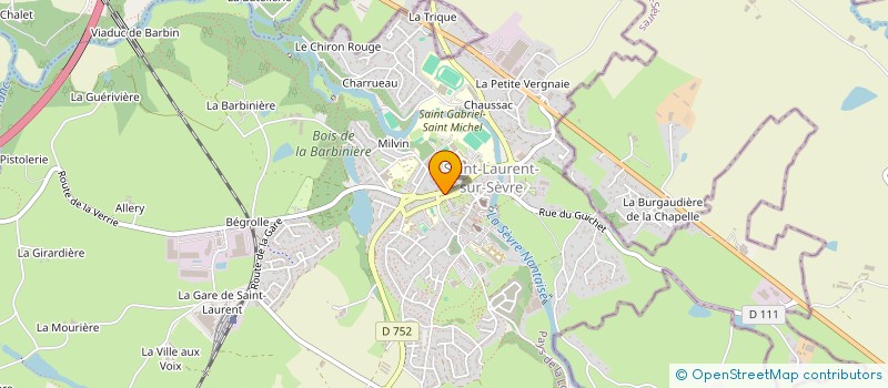 localisation de l'entreprise LE SON DU GARAGE  SAINT-LAURENT-SUR-SEVRE