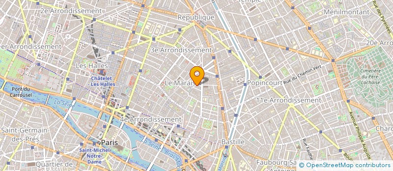 localisation de l'entreprise LE SONDAGE TELEPHONIQUE KONSO-FRANCE à PARIS