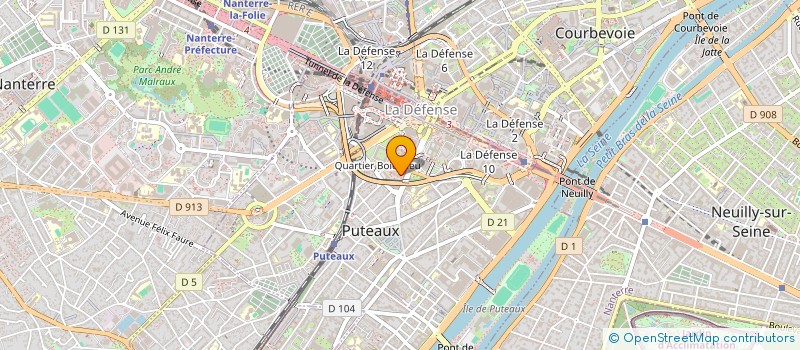 localisation de l'entreprise LE SONGE DE L OISEAU LYRE à PUTEAUX
