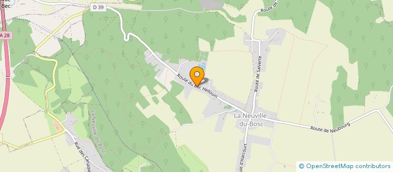 localisation de l'entreprise LE SONGIER  LA NEUVILLE-DU-BOSC