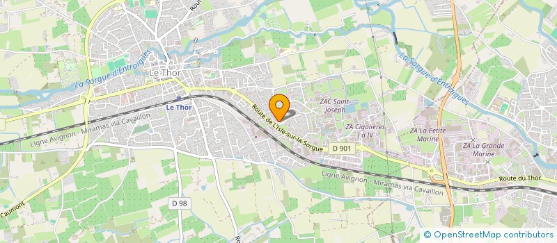 localisation de l'entreprise LE SONOGRAF'  LE THOR