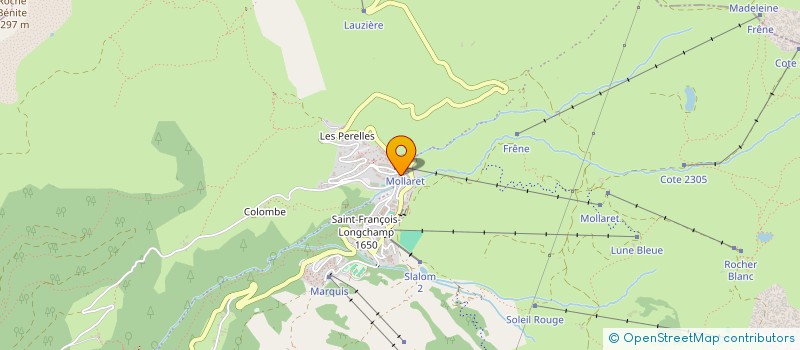 localisation de l'entreprise LE SORBIER 1650  SAINT FRANCOIS LONGCHAMP