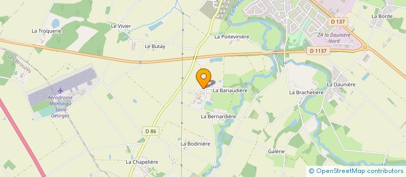 localisation de l'entreprise LE SORBIER à MONTAIGU-VENDEE