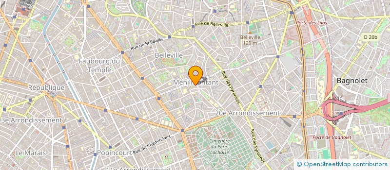 localisation de l'entreprise LE SORBIER  PARIS