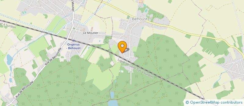 localisation de l'entreprise LE SORBIER  BEHOUST