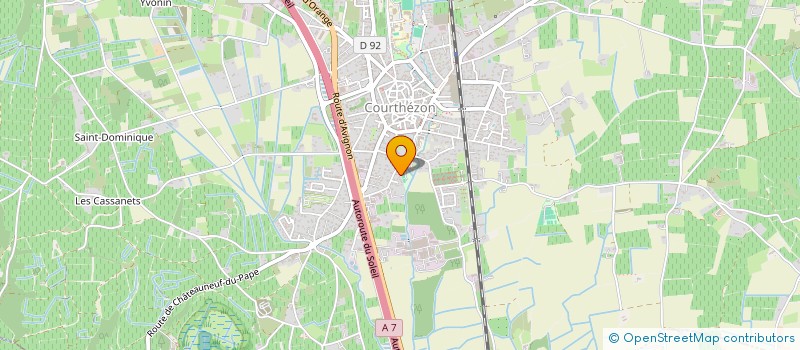 localisation de l'entreprise LE SORGHO  COURTHEZON