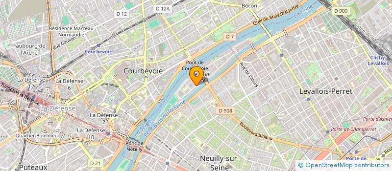 localisation de l'entreprise LE SORTILEGE à NEUILLY-SUR-SEINE