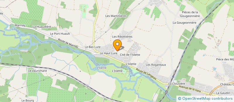 localisation de l'entreprise LE SOT DE L'ANGE à AZAY-LE-RIDEAU