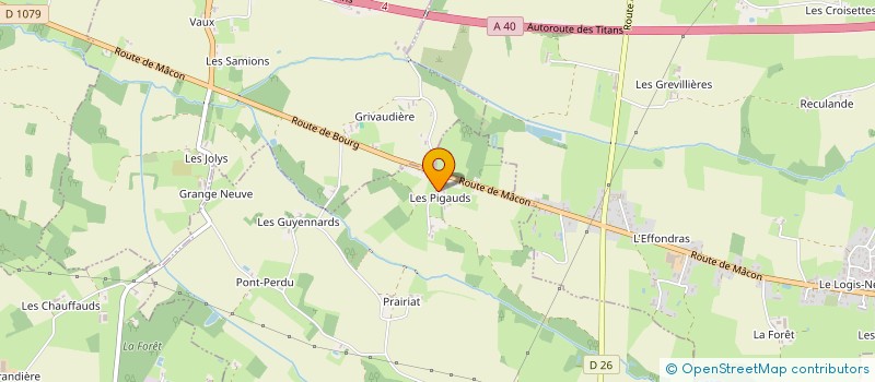 localisation de l'entreprise LE SOT L'Y LAISSE  MEZERIAT