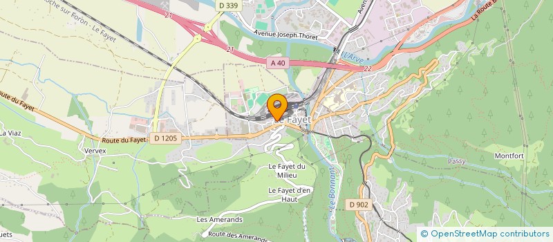 localisation de l'entreprise LE SOU DE L'ECOLE DU FAYET à SAINT-GERVAIS-LES-BAINS