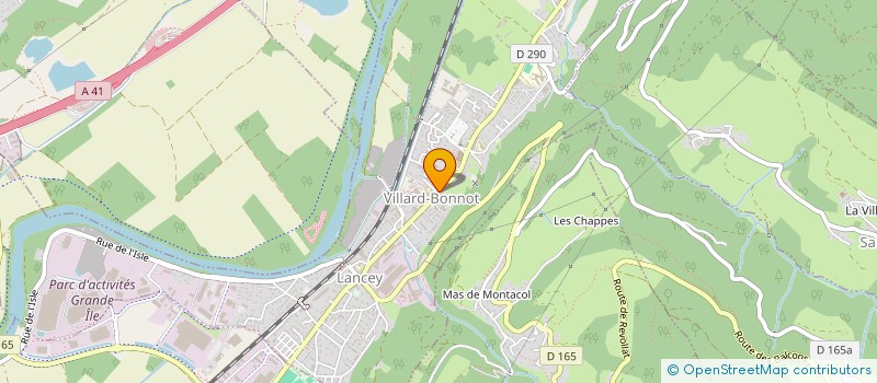 localisation de l'entreprise LE SOU DES 3 ECOLES DE VILLARD-BONNOT  VILLARD-BONNOT