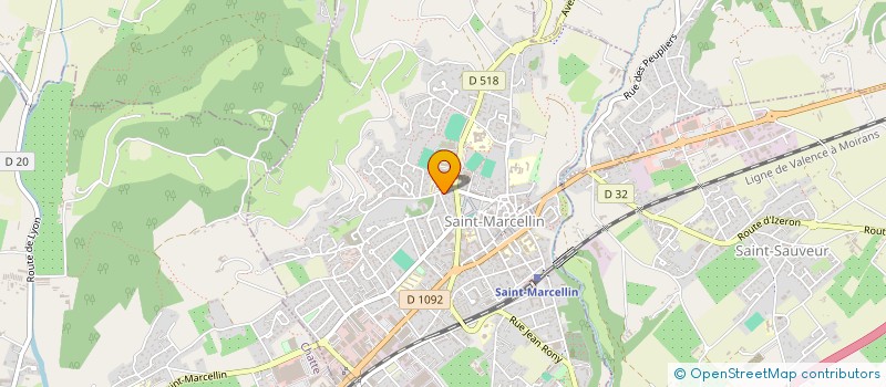 localisation de l'entreprise LE SOU DES ECOLES  SAINT-PIERRE-DE-CHERENNES