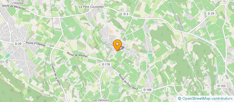 localisation de l'entreprise LE SOU DES ECOLES D OPPEDES  OPPEDE