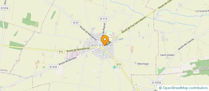 localisation de l'entreprise LE SOU DES ECOLES DE CLEON D'ANDRAN  CLEON-D'ANDRAN