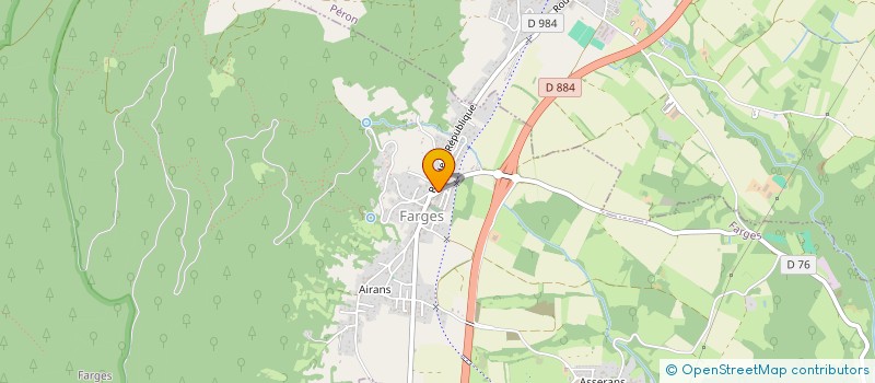 localisation de l'entreprise LE SOU DES ECOLES DE FARGES  FARGES