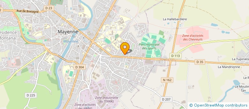 localisation de l'entreprise LE SOU MAYENNAIS à MAYENNE