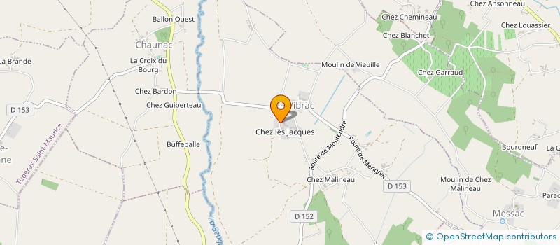 localisation de l'entreprise LE SOUCHAUD à VIBRAC