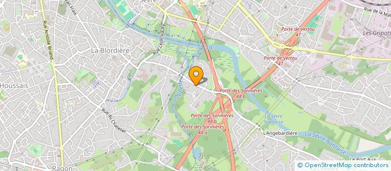 localisation de l'entreprise LE SOUDAN LERAY  VERTOU