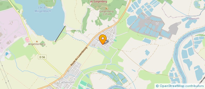 localisation de l'entreprise LE SOUFFLE D'ARANE - ART DU BIEN-ETRE ET DE LA SANTE  CATTENOM