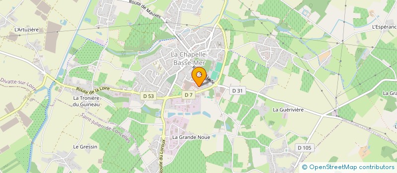 localisation de l'entreprise LE SOUFFLE D'OCEANE à DIVATTE-SUR-LOIRE